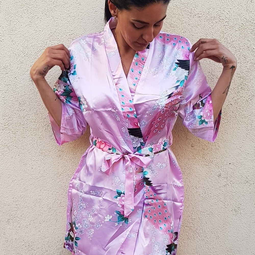 Silk robe
